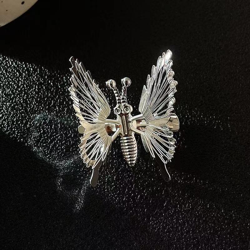 Wholesale Gradient Moving Butterfly Duckbill Clip